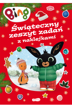 Bing Świąteczny zeszyt zadań z naklejkami