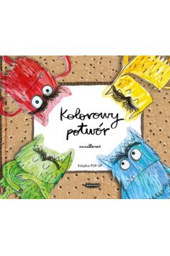 Kolorowy potwór Książka przestrzenna