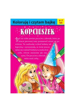 Kopciuszek Koloruję i czytam bajkę