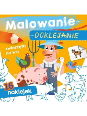 Zwierzęta na wsi Malowanie - doklejanie