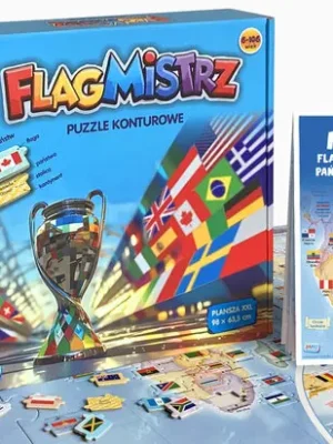 Flagmistrz Puzzle konturowe