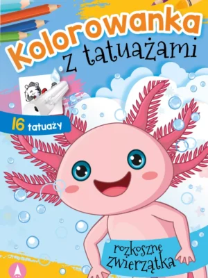 Rozkoszne zwierzątka Kolorowanki z tatuażami