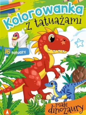 Małe dinozaury Kolorowanki z tatuażami