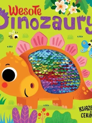 Wesołe dinozaury Książeczka z cekinami