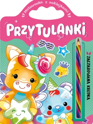 Przytulanki Zaczarowana kredka Malowanka z naklejkami