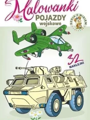 Pojazdy wojskowe Malowanka z naklejkami