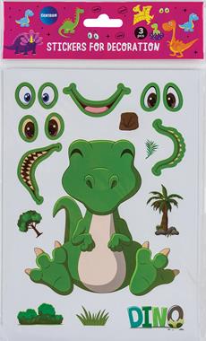 Stwórz dinozaura Naklejki